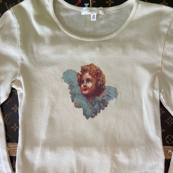 Urban Outfitters Truly Madly Deeply Los Angeles Angel Top 😇 - Picture 5 of 9